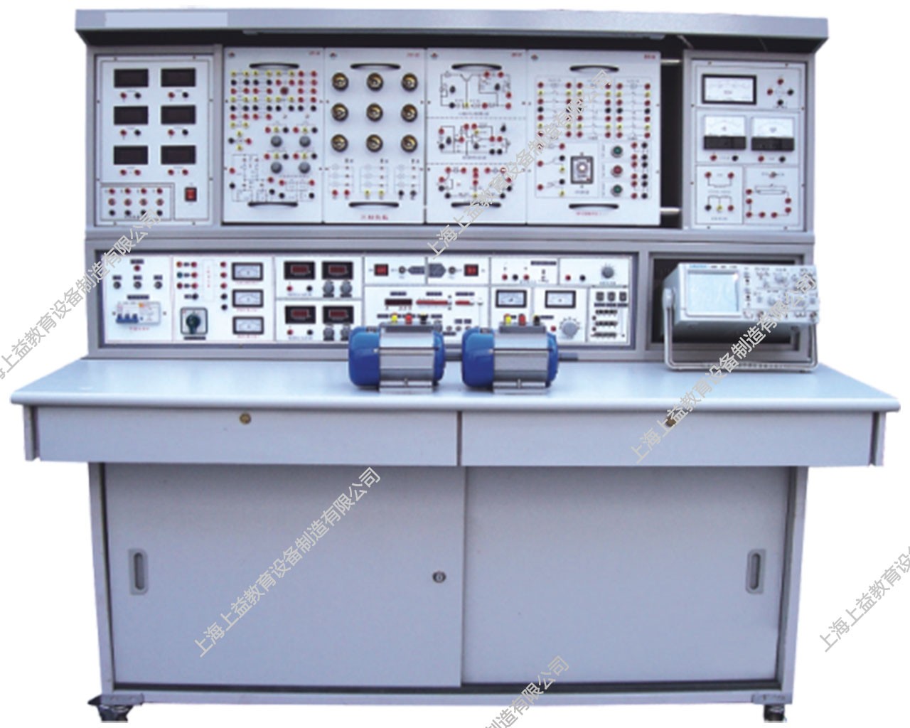 SYTYL-182C立式通用電工、電子、電力拖動（帶直流電機實驗）實驗室成套設(shè)備（三相調(diào)壓，積木式掛箱）