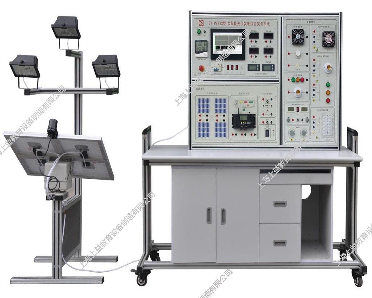 SY-PVT22太陽(yáng)能光伏發(fā)電綜合實(shí)訓(xùn)系統(tǒng)