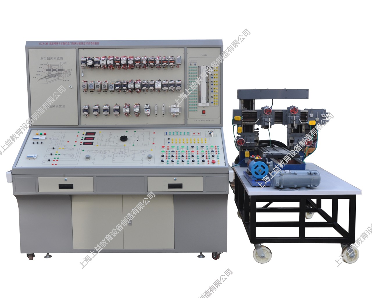 SYBS-LMB1型 龍門刨床電氣技能實(shí)訓(xùn)考核裝置（半實(shí)物、擴(kuò)大機(jī)型、三套機(jī)組）