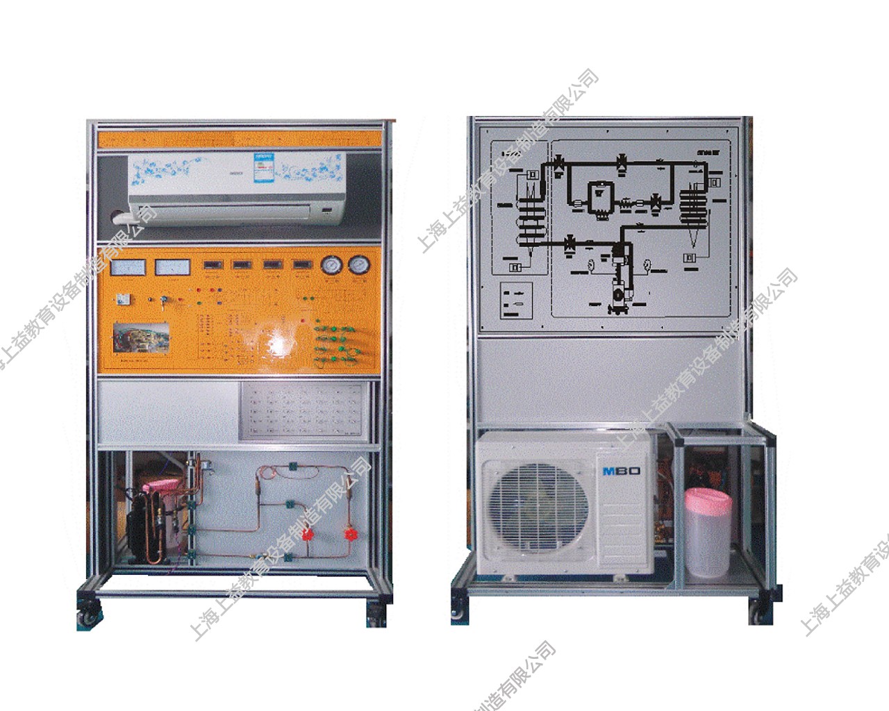SYZLRX-02K型 分體空調(diào)控制實訓(xùn)考核裝置	（出口型）