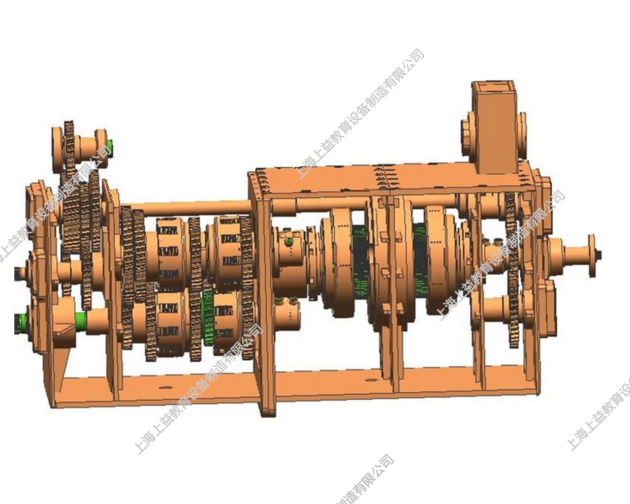 拖拉機(jī)變速器解剖模型